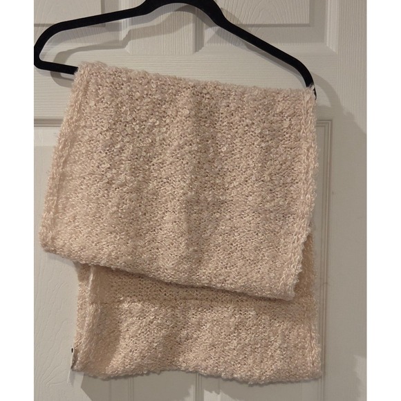 Express Accessories - Express NWT Infinity Scarf Wool Mohair Blend Boucle Cream Beige Cozy Loop